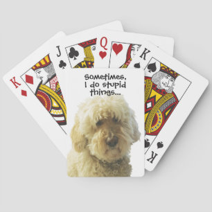 GoldenDoodle, Cute Moppy Adful Doodle Casinokort