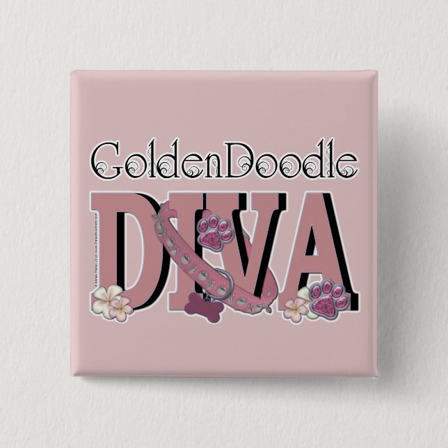 GoldenDoodle DIVA Knapp (Framsida)