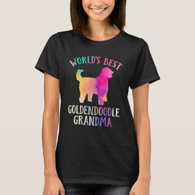 Goldendoodle Dog  Worldu2019s Best Golden Doodle G T Shirt (Framsida)