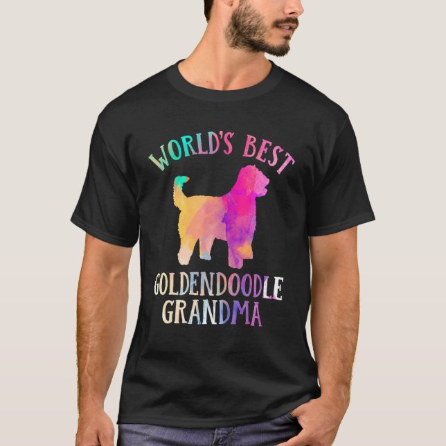 Goldendoodle Dog  Worldu2019s Best Golden Doodle G T Shirt (Framsida)