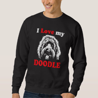 Goldendoodle Doodle Hund I Kärlek My Doodle Lång Ärmad Tröja