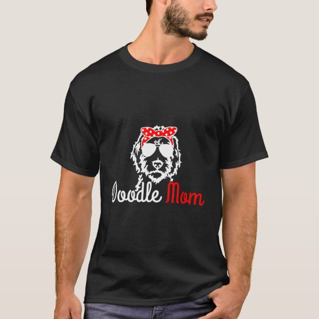 Goldendoodle Doodle Mamma Labradoodle Hund Golden  T Shirt (Framsida)