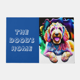 Goldendoodle Doormat Cute Hund