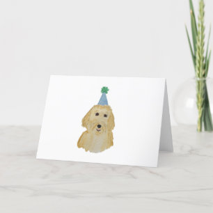 Goldendoodle födelsedagönskemål helgkort