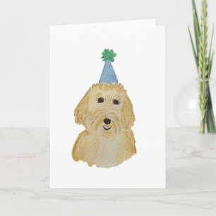 Goldendoodle-födelsedagskort Kort