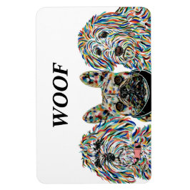 Goldendoodle, Fransk Bulldog, Bernedoodle Magnet