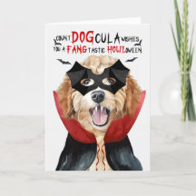 Goldendoodle Funny Count DOGcula Halloween