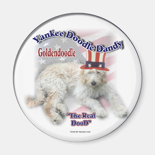 Goldendoodle-gåvor Magnet (Framsidan)