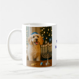 Goldendoodle Hanukkah Christmaskah Kaffemugg