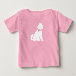 Goldendoodle Hund Baby Shower Rosa Girl T Shirt
