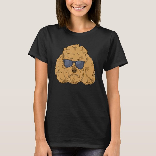 Goldendoodle Hund Doodle Mamma Pappa Labradoodle T Shirt (Framsida)