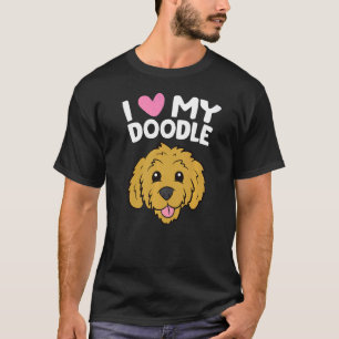 Goldendoodle Hund I Kärlek My Doodle Pet Goldendoo T Shirt