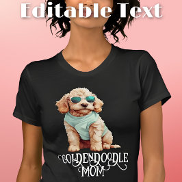 Goldendoodle Hund Mamma Sunglass T Shirt