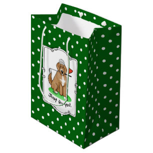 Goldendoodle Hund Pay Golf (red whmk2) Cute Roligt