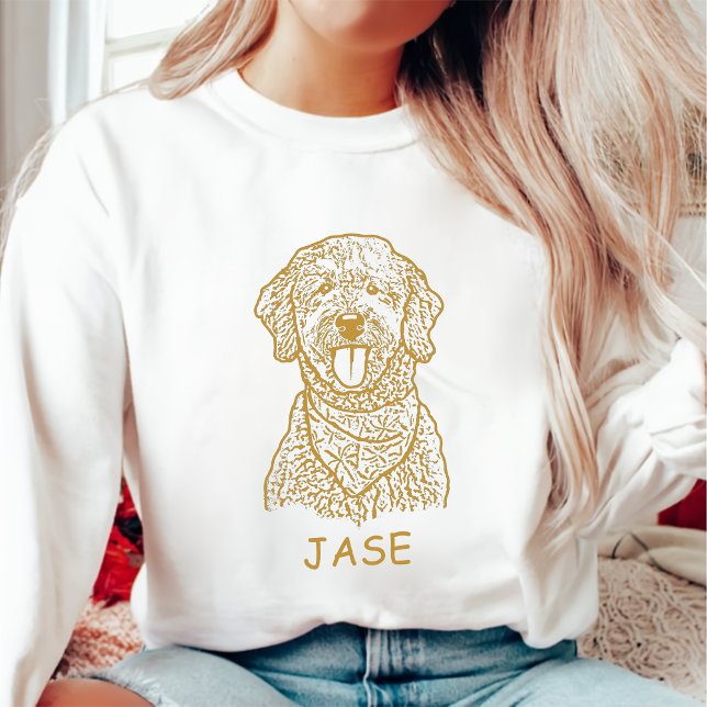 Goldendoodle Hund Personlig Djurälskare T Shirt (Skapare uppladdad)
