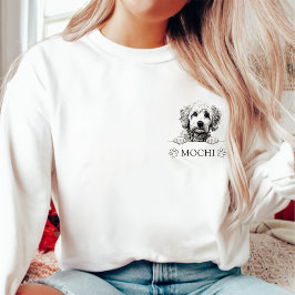 Goldendoodle Hund Personlig Hand Teckning T Shirt