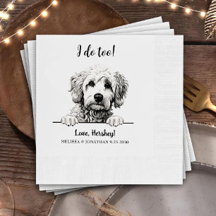 Goldendoodle Hund Personlig I gör jag också Pappersservett