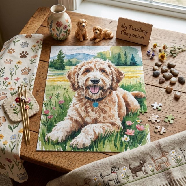 Goldendoodle Hund Pussel (Skapare uppladdad)