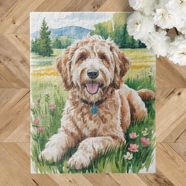 Goldendoodle Hund Pussel (Skapare uppladdad)