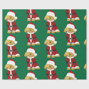 Goldendoodle Hund Santa Tass Presentpapper