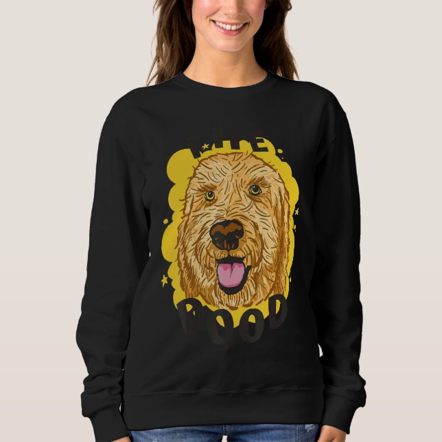 Goldendoodle-Hund T Shirt (Framsida)