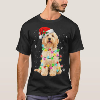 Goldendoodle Hund Träd jul Sötare Julafton Pet T Shirt