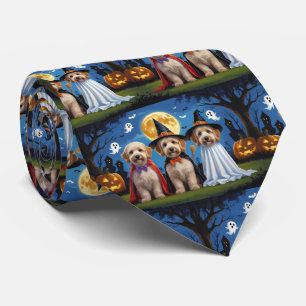 Goldendoodle Hundar Pumpkin Halloween Funny Slips