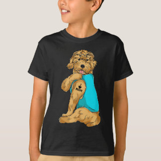 Goldendoodle I Kärlek Mamma Tattoapparel, Hund Gi T Shirt