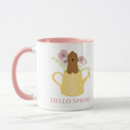 Goldendoodle i vattenkanna mugg