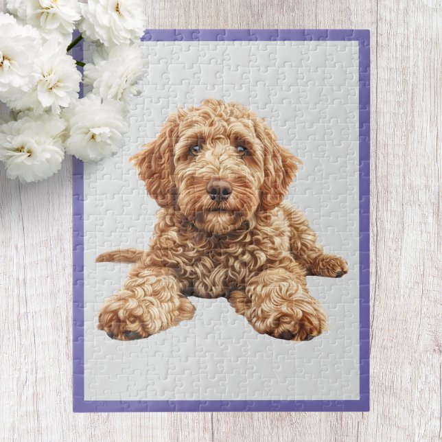 Goldendoodle Jigszle Puzzle Pussel (Skapare uppladdad)