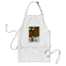Goldendoodle-julklappar Förkläde