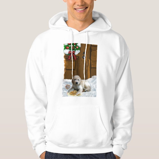 Goldendoodle-julklappar Hoodie (Framsida)