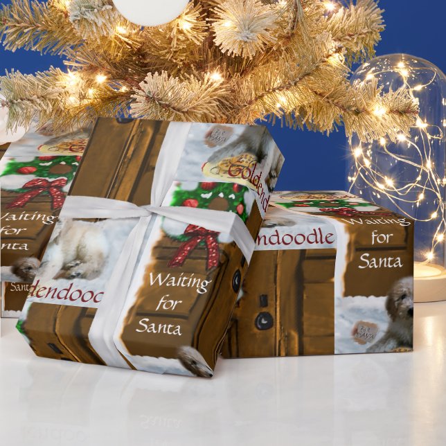 Goldendoodle-julklappar Presentpapper (Helgdagar)