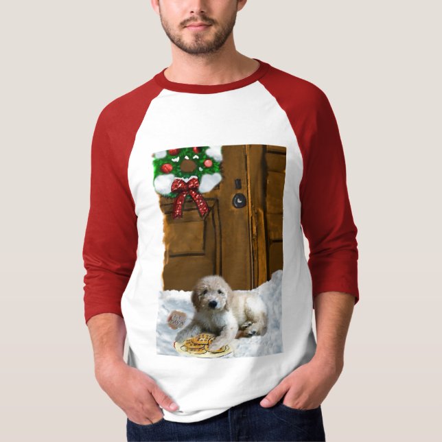 Goldendoodle-julklappar Tee Shirt (Framsida)