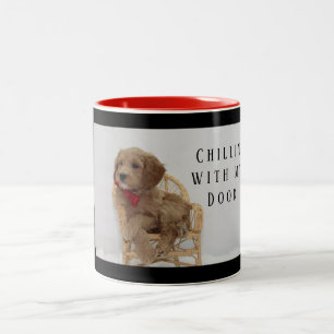 Goldendoodle-kaffe mugg