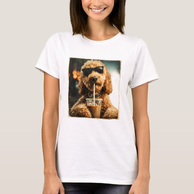 Goldendoodle Kaffe Tröja (Framsida)