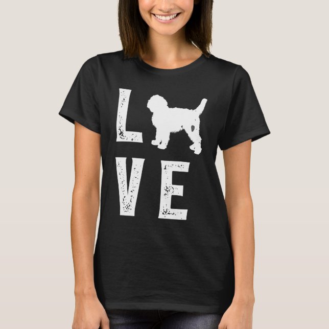 Goldendoodle Kärlek T Shirt (Framsida)