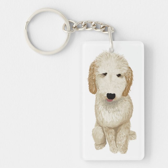 Goldendoodle Keychain (Framsidan)
