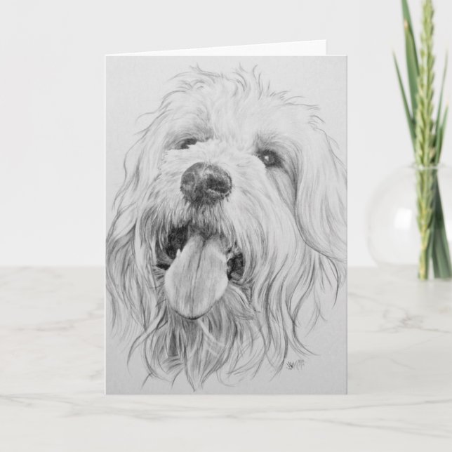Goldendoodle Kort (Framsida)