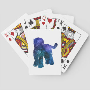 Goldendoodle Labradoodle Art Silhouette Casinokort