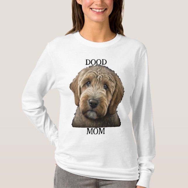 Goldendoodle Labradoodle Bernedoodle Mamma-gåva T Shirt (Framsida)