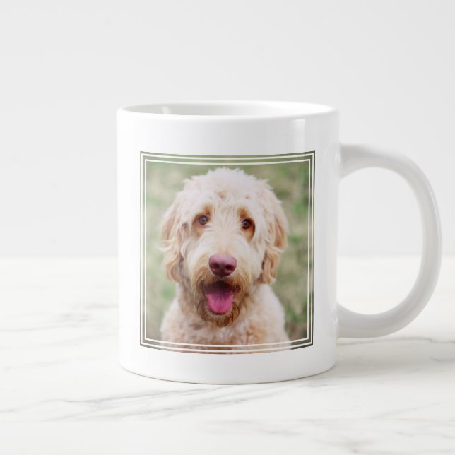 Goldendoodle-leende Jumbo Mugg (Höger)