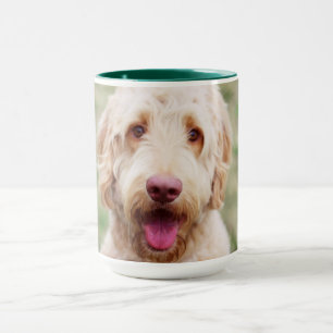 Goldendoodle-leende Mugg