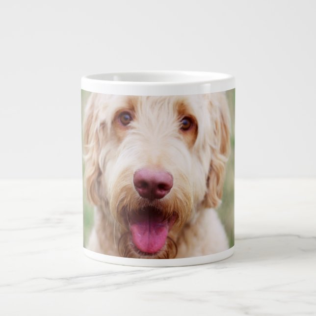 Goldendoodle ler jumbo mugg (Framsidan)