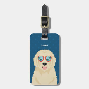 Goldendoodle Luggage Taggs Bagagebricka