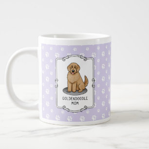 Goldendoodle Mamma Doodle Mamma (guldröd) mamma Jumbo Mugg