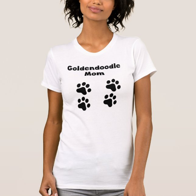 Goldendoodle mamma t-shirt (Framsida)
