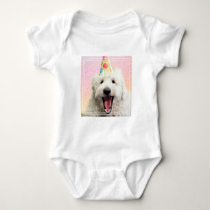 Goldendoodle med Party Hat T Shirt
