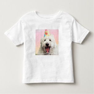 Goldendoodle med Party Hat T Shirt