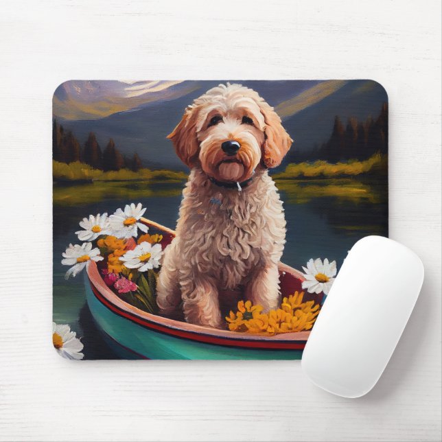 Goldendoodle på paddel: Ett naturskönt äventyr Musmatta (Med mus)